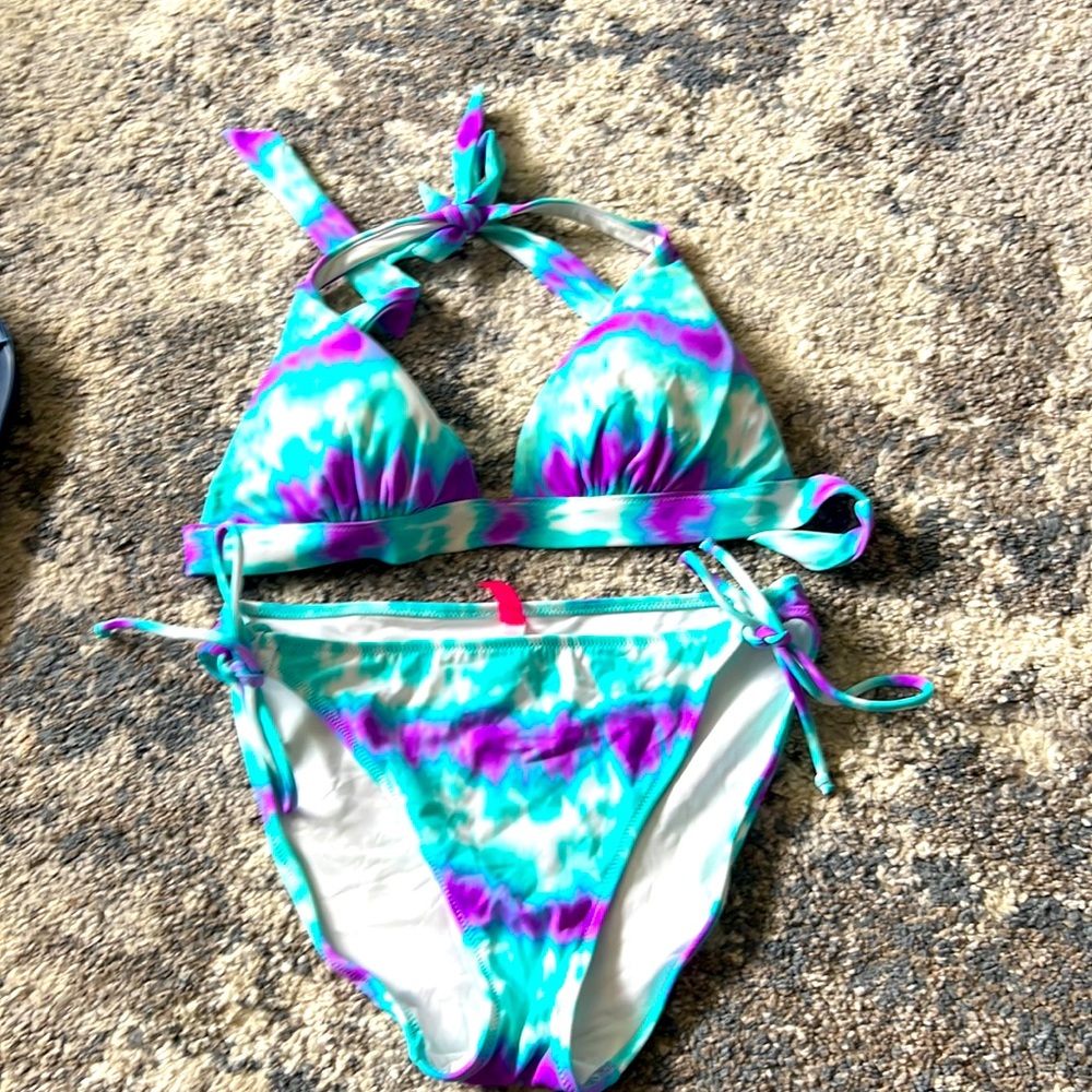 Brand new no tags tie dye bathing suit size large